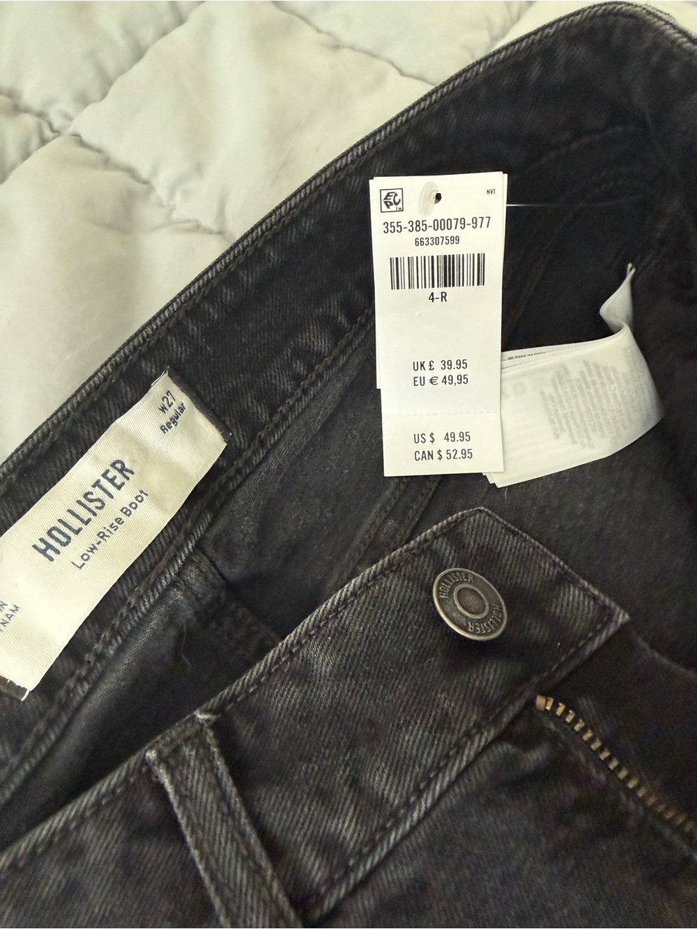 Hollister Black Bootcut Women's Jeans - Picture 4 of 5